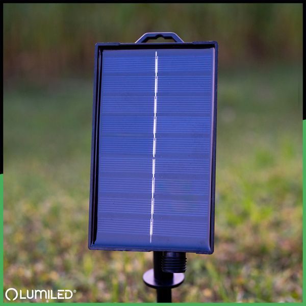 Солнечная садовая декоративная гирлянда 30 LED-фонариков +2шт в подарок, 15.05м, теплый свет 2700K, IP44, с пультом, зарядка USB, Lumiled Callis2 LUMSOL0045 фото