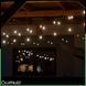 Солнечная садовая декоративная гирлянда 30 LED-фонариков +2шт в подарок, 15.05м, теплый свет 2700K, IP44, с пультом, зарядка USB, Lumiled Callis2 LUMSOL0045 фото 8