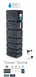 Резервуар для дождевой воды Prosperplast Tower Stone 350 л, антрацитовый IDTST350-S433 фото 2