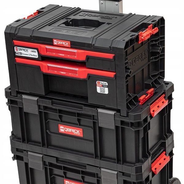 Ящик для інструментів QBRICK SYSTEM TWO Toolbox Plus Vario, 26 л, 530&times;313&times;223 мм SKRQTWOPATVCZAPG013 фото