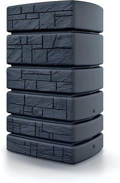 Резервуар для дощової води Prosperplast Tower Stone 500 л, антрацитовий IDTST500-S433 фото