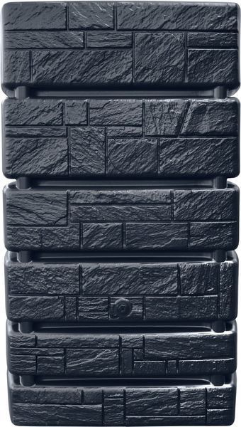 Резервуар для дощової води Prosperplast Tower Stone 500 л, антрацитовий IDTST500-S433 фото