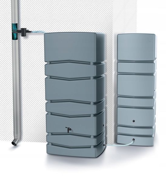Резервуар для дощової води Prosperplast Aqua Tower 650 л, антрацитовий IDTC650-S433 фото