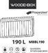 Садовий ящик для зберігання Boardebox 190 л, коричневий, Prosperplast MBBL190-440U фото 5