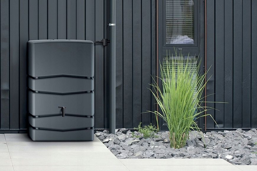 Резервуар для дощової води Prosperplast Aqua Tower 650 л, антрацитовий IDTC650-S433 фото