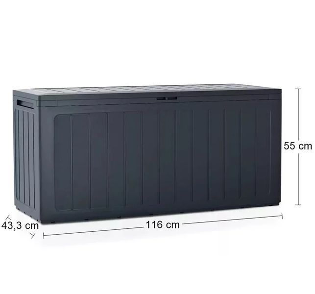 Садовый ящик для хранения Boardebox 280 л, тёмно-серый Prosperplast MBBL280-S433 фото