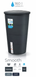 Резервуар для дощової води Prosperplast Smooth 160л, антрацитовий IDSM160-S433 фото 2