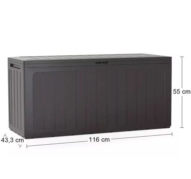 Садовый ящик для хранения Boardebox 280 л, коричневый Prosperplast MBBL280-440U фото