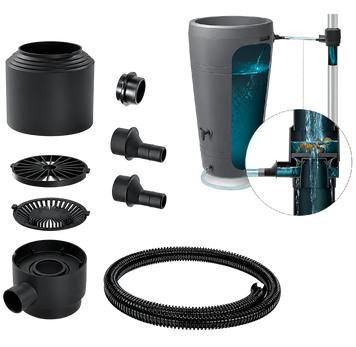Універсальний комплект збору дощової води Gutter Filter Set IFILWS з фільтром &Oslash;75&ndash;120 мм Prosperplast IFILWS фото