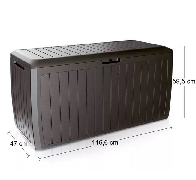 Садовый ящик для хранения Boxe Board 290 л, коричневый, Prosperplast MBBD290-440U фото
