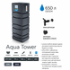 Резервуар для дощової води Prosperplast Aqua Tower 650 л, антрацитовий IDTC650-S433 фото 2