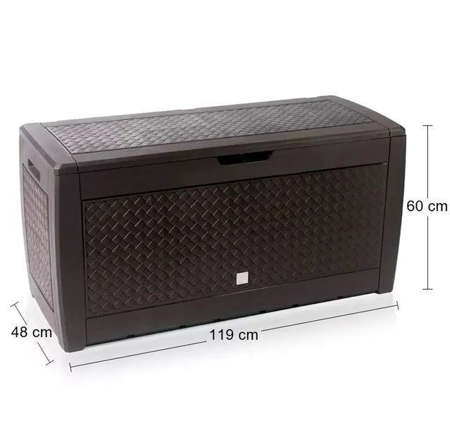 Садовый ящик для хранения Boxe Matuba 310 л, коричневый Prosperplast MBM310-440U фото