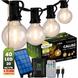 Сонячна садова LED  гірлянда Lumiled CALLIS2 19,55 м, 40 лампочок-кульок, з пультом ДК, зарядка USB-C, тепле світло 2700K, IP44 LUMSOL0050 фото 1