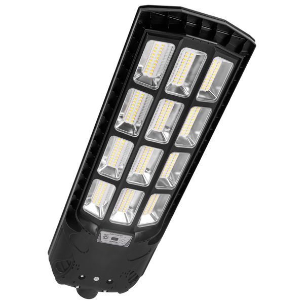 Вуличний LED-світильник на сонячній батареї MasterLED REX 400W, з пультом та датчиком руху, IP65, 3 кольори світла 0355 фото