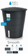 Резервуар для дощової води Prosperplast Smooth 510л, антрацитовий IDSM510-S433 фото 2