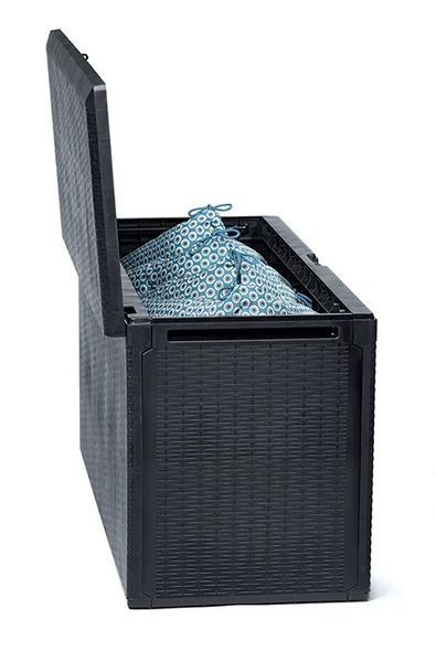 Садовый ящик для хранения Boxe Rato Plus 290 л, тёмно-серый, Prosperplast MBRP290-S433 фото