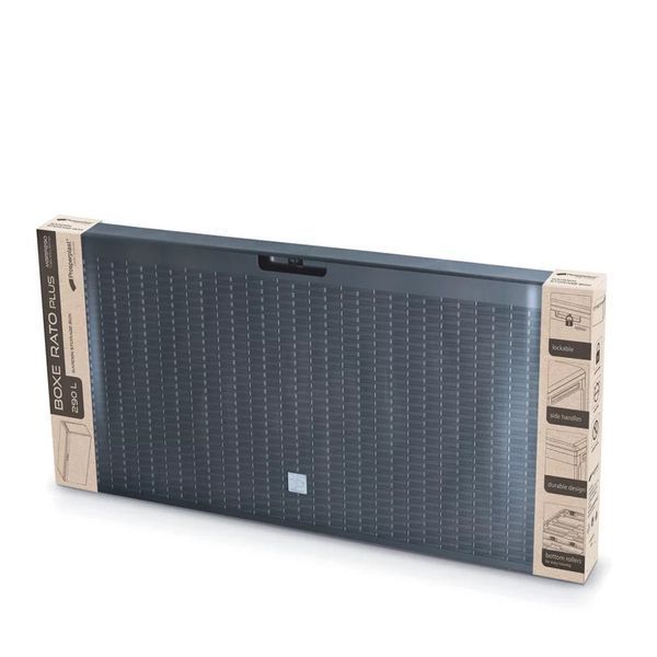 Садовый ящик для хранения Boxe Rato Plus 290 л, тёмно-серый, Prosperplast MBRP290-S433 фото