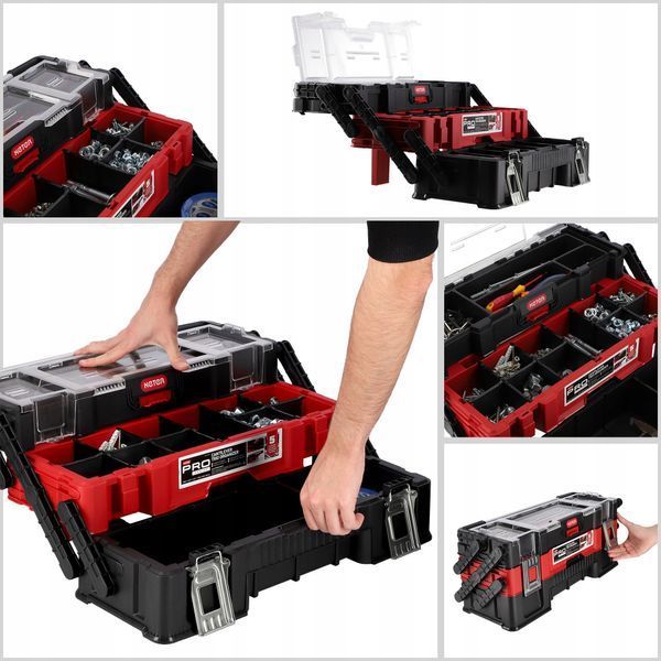 Ящик органайзер для інструментів Keter Canti Trio Organizer з трирівневою системою зберігання 237788 фото
