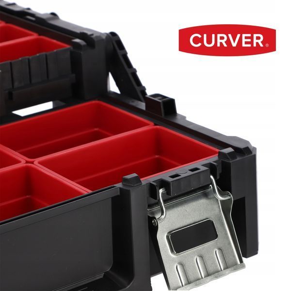 Ящик-органайзер Keter Cantilever Organizer 18" с 18 съемными контейнерами и двухуровневым открыванием 237006 фото