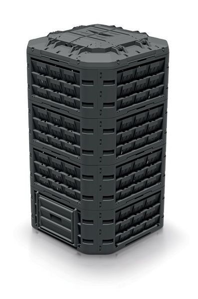 Уцінка! Компостер Prosperplast 1250л COMPOGREEN VARIO (Відсутній один замок, не впливає на функціонал!) IKL1250C-S411.1 фото