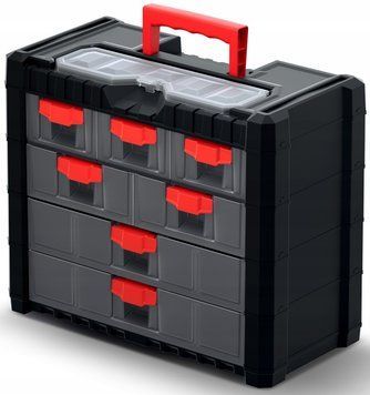 Органайзер Kistenberg Multicase Cargo KMC401 &mdash; 400&times;200&times;326 мм, 3 малих + 2 середніх + 2 великих ящика KMC401 фото