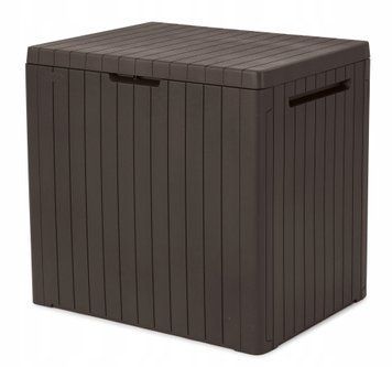 Садовый ящик для хранения вещей Keter City Storage Box 113 L, коричневый  246942-440U фото