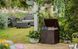 Садовий ящик для зберігання речей Keter City Storage Box 113 L, коричневий  246942 фото 14
