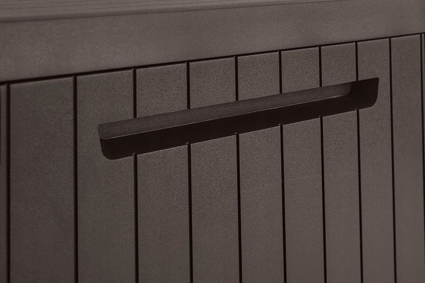 Садовий ящик для зберігання речей Keter City Storage Box 113 L, коричневий  246942 фото