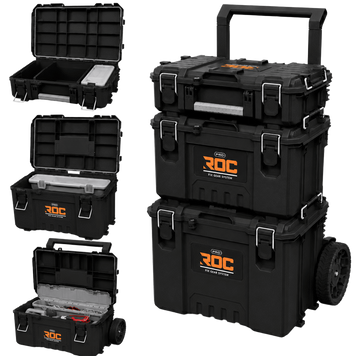 Модульная система ящиков для инструментов Keter ROC Pro Gear 2.0, 3 модуля, IP65 256982 фото