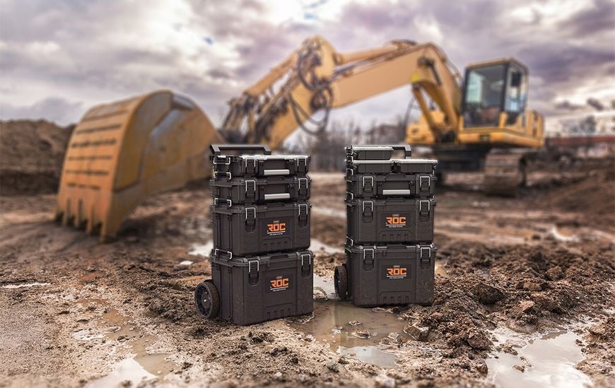 Модульная система ящиков для инструментов Keter ROC Pro Gear 2.0, 3 модуля, IP65 256982 фото