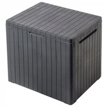 Садовый ящик для хранения вещей Keter City Storage Box 113 L, темно-серый 246941-S433 фото