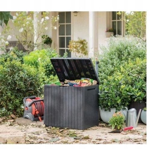 Садовий ящик для зберігання речей Keter City Storage Box 113 L, темно-сірий 246941 фото