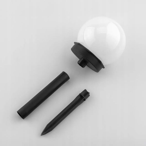 Набор садовых LED-шаров 10см на солнечной батарее 6шт &mdash; Lumiled Atris, холодный свет 6500K, IP44 LUMSOL1010 фото
