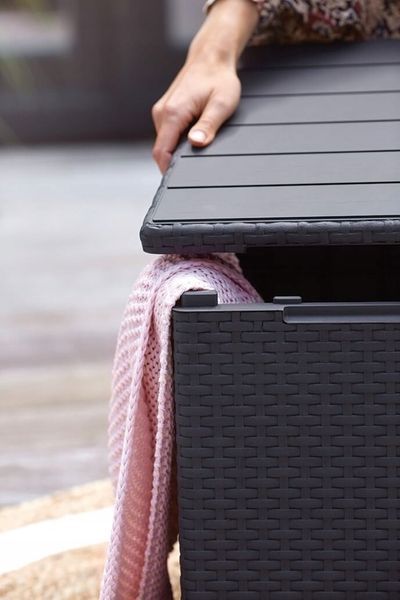 Садовый ящик Keter Vigo Storage Box 40 л, графитовый 254958-7021 фото