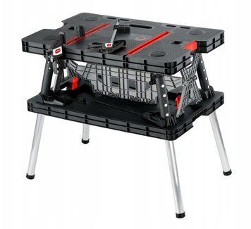 Складаний стіл-верстак Keter Folding Work Table Pro з 2 струбцинами 85&times;55&times;75,5 см 237005 фото