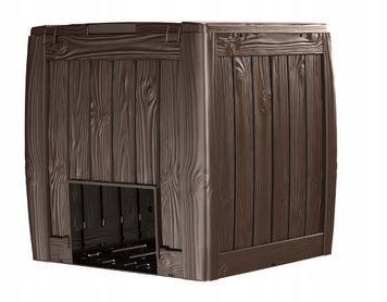Компостер садовий Curver Eco Composter 340 л з основою, вентиляцією та кришкою, коричневий 231600 фото