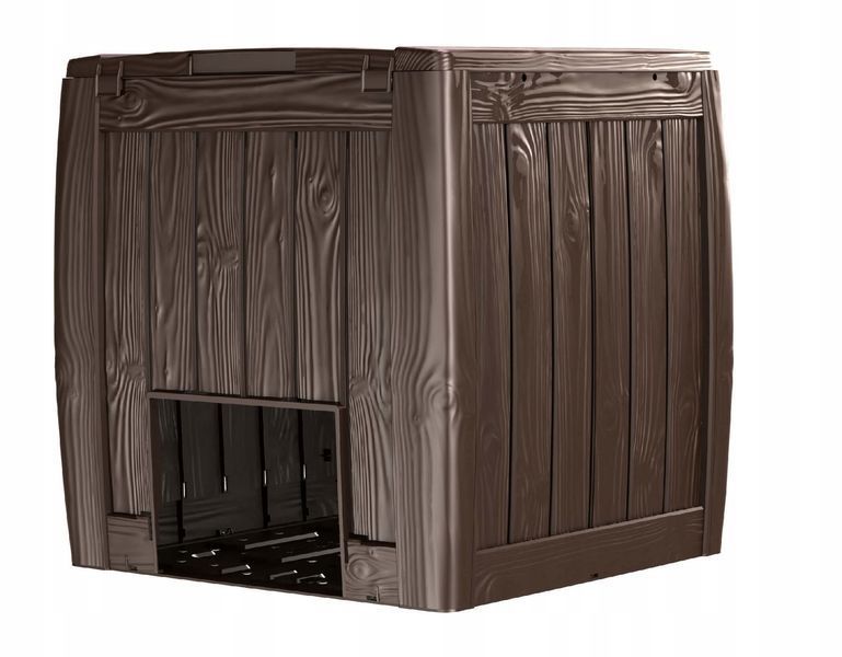 Компостер садовий Curver Eco Composter 340 л з основою, вентиляцією та кришкою, коричневий 231600 фото