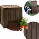 Компостер садовий Curver Eco Composter 340 л з основою, вентиляцією та кришкою, коричневий 231600 фото 3