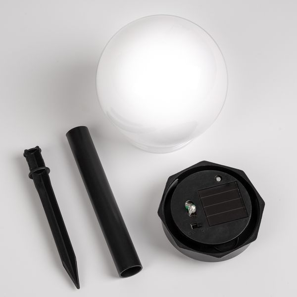 Світильник садовий на сонячній батареї, LED куля 10 см, SmartLED, 6шт 7206.6 фото