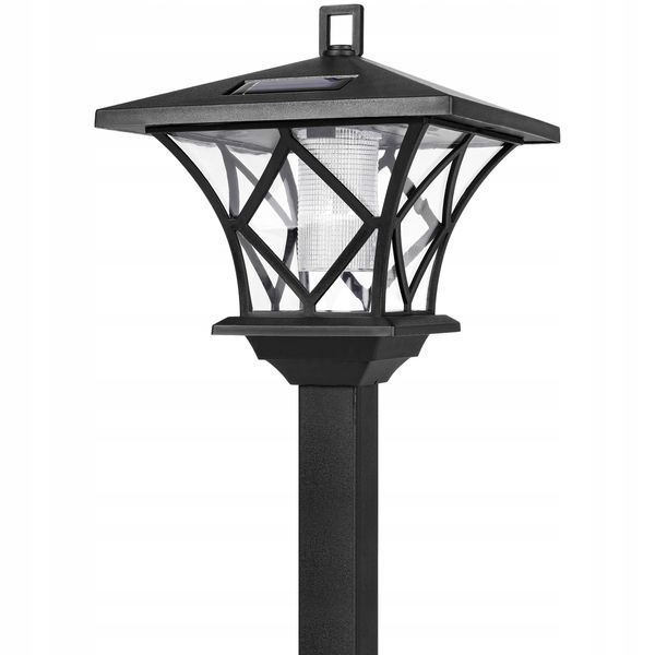 Высокий декоративный садовый LED-фонарь на солнечной батарее MasterLED 153 см, IP44, 6500K 0743 фото