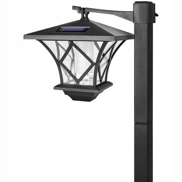 Высокий декоративный садовый LED-фонарь на солнечной батарее MasterLED 153 см, IP44, 6500K 0743 фото