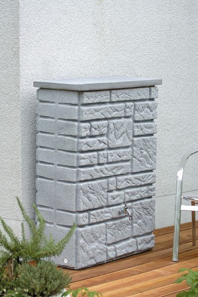 Резервуар для дощової води Prosperplast Maurano 300 л, світло-сірий RMU300-429U фото