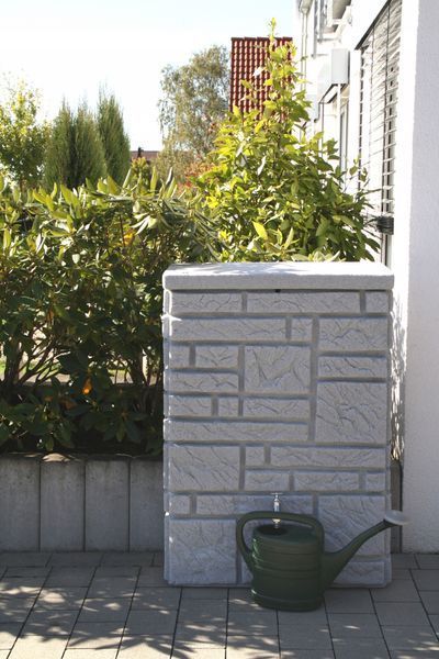 Резервуар для дощової води Prosperplast Maurano 300 л, світло-сірий RMU300-429U фото