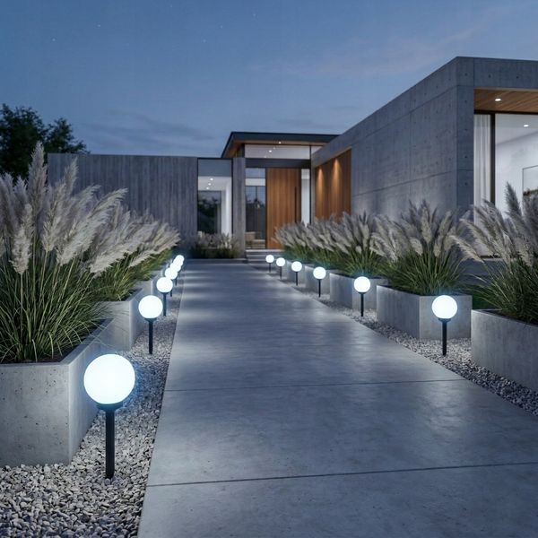 Светильник садовый на солнечной батарее, LED шар 10 см, SmartLED, 6шт 7206 фото