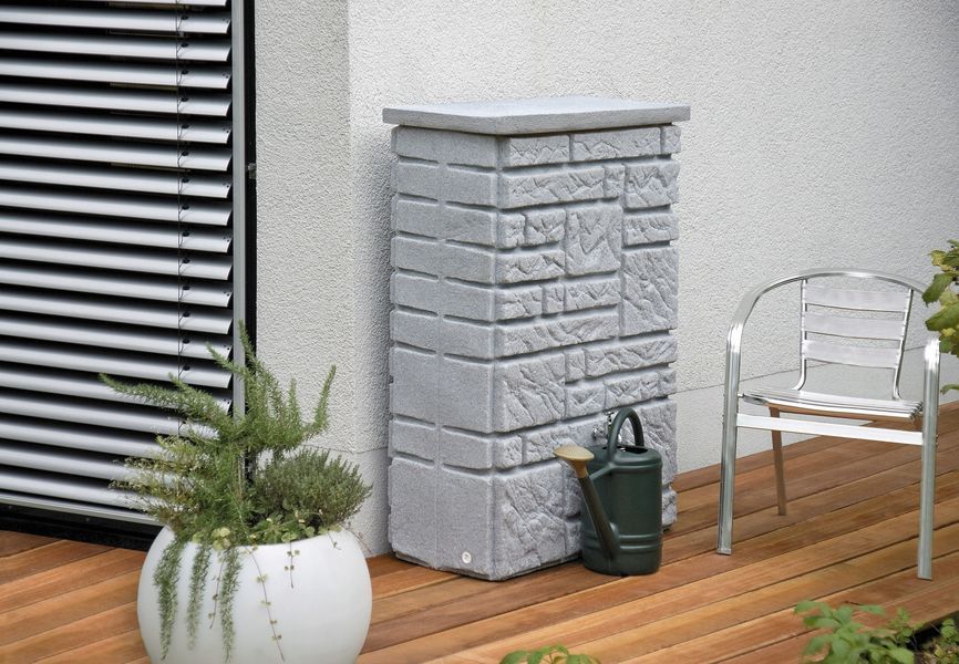 Резервуар для дощової води Prosperplast Maurano 300 л, світло-сірий RMU300-429U фото