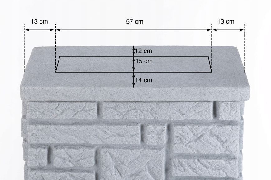 Резервуар для дощової води Prosperplast Maurano 300 л, світло-сірий RMU300-429U фото