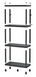 Стелаж на 4 полиці Kistenberg STACKARO SOLID KSS60L4 &mdash; 131,5&times;60&times;30 см, навантаження до 185 кг KSS60L4 фото 3