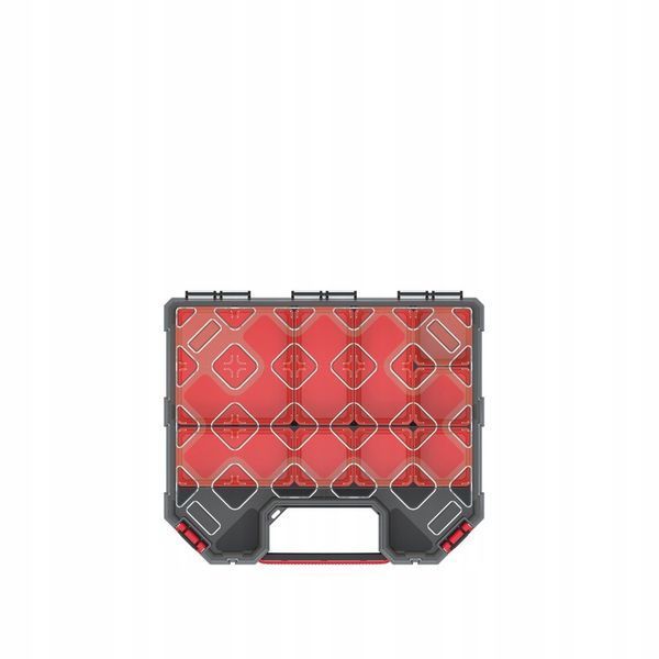 Органайзер-ящик Kistenberg TAGER CARBO PLUS 30" KTGC302510B 284&times;243&times;105 мм &mdash; прозора кришка, 7 модулів KTGC302510B фото