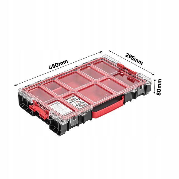 Органайзер для інструментів QBRICK SYSTEM PRO ORGANIZER 100 з контейнерами, 450&times;293&times;80 мм ORGQPRO100CZAPG013 фото
