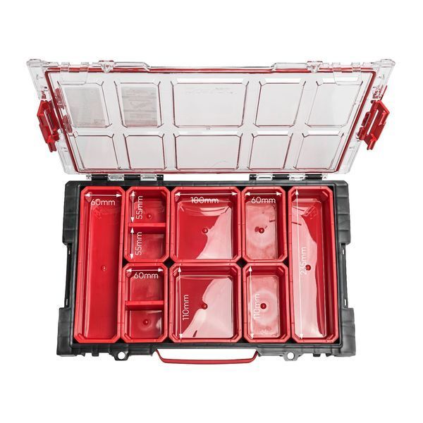 Органайзер для інструментів QBRICK SYSTEM PRO ORGANIZER 100 з контейнерами, 450&times;293&times;80 мм ORGQPRO100CZAPG013 фото